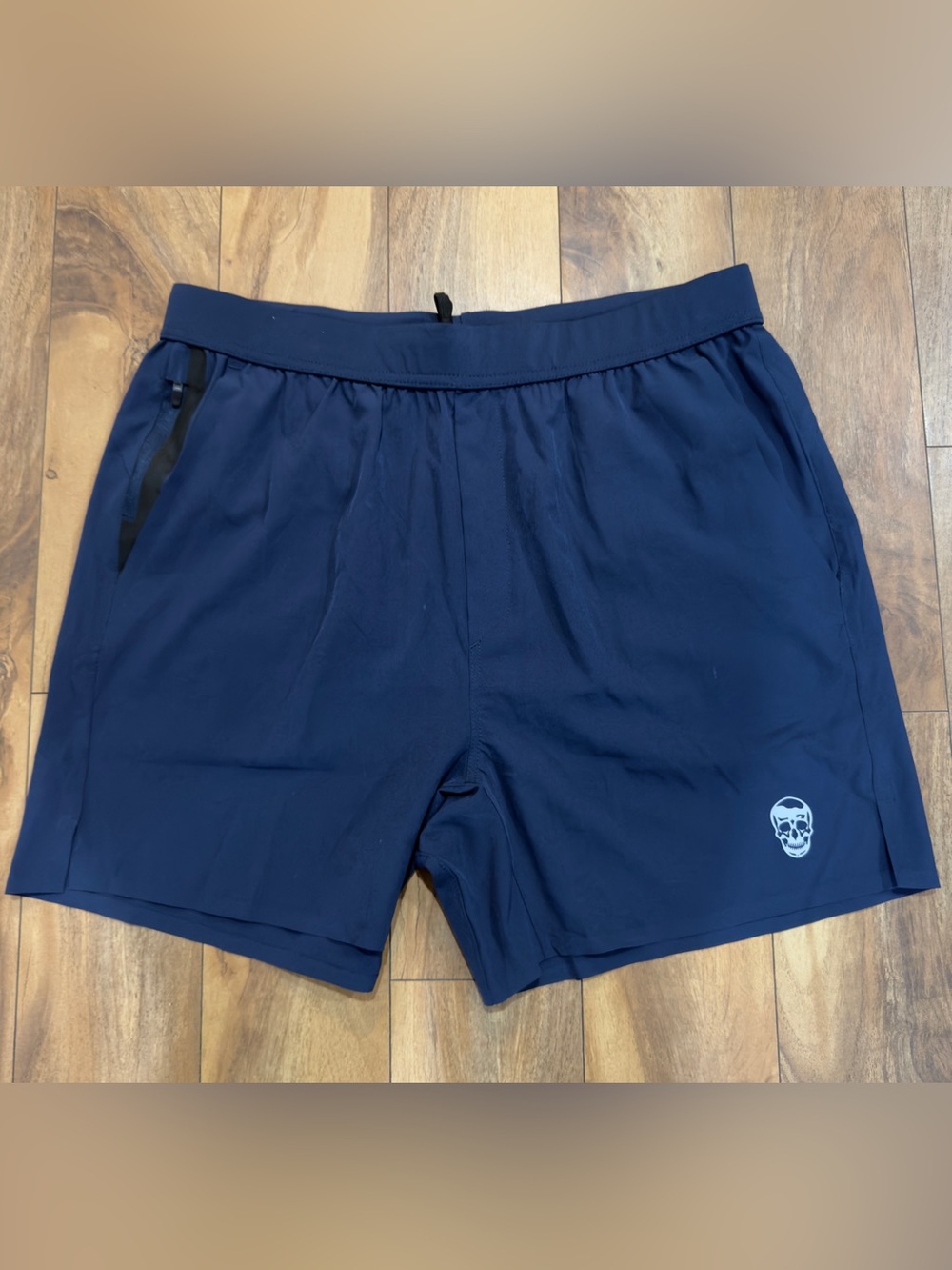 Gymreapers Men’s Performance Shorts 5” Navy Blue Athletic Training XL